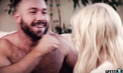 Nasty MILF surprised hubby with a teen