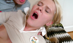 Young and slutty schoolgirl is being fucked in her asshole