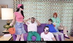 Alex Coal kinky stepfamily halloween party