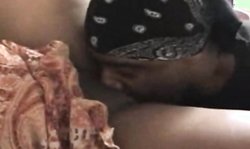 Sex-addicted black hottie Kim Eternity Boob Squad opens her pussy