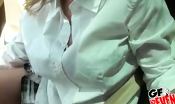 How do you like this dick-sucker working with her mouth after her night shift?