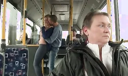 Watch how this teen couple is fornicating in public bus!