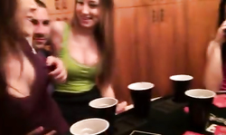 Drinking games with gorgeous sluts go really hot