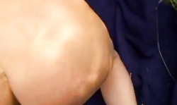 Long haired brunette strips off in the woods and gets banged