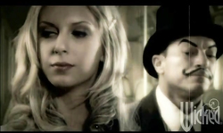 Elegant long-legged goddess Brooke Banner lifts up her dress for a little