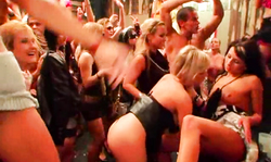 Sex-addicted drunk ladies are fucking at a hot party