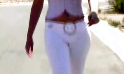 Sweet FTV Girls blonde is flashing her huge natural tits