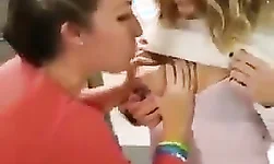 Sucking Milk from Titts of my Pregnant Friend at Out-Of-Doors Loo
