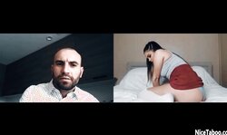 Sexy busty teen cant controled herself