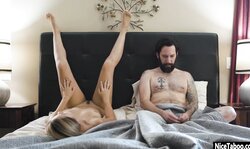 Hot latina babe solved her huge problem