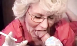 Granny Smoking Head