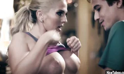 Big tits blonde sucked stepsons big cock
