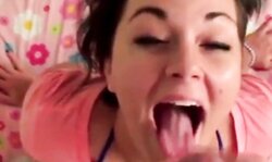 She loves cum and wants to swallow everything