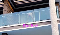 She Observed me when I Spy her riding padre a Big Vibrator and Squirting in Balcony ELLA BOLT