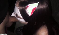 Brown-Haired Genital Sucking Her Boyfriend's Rod and Taking Cum in Mouth pap-dad Homemade