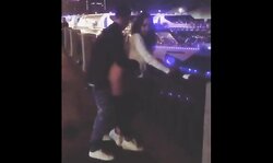 Russian couple fuck on the street
