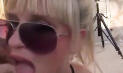 Couple Balcony sex with-their friends below