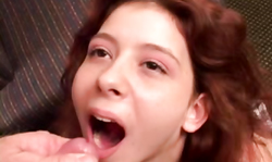 Truly cock-addicted redhead teen gets some Nut In Her Mouth