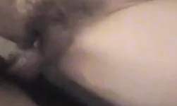 My first porno - hairy teen girl fucked and cumshot