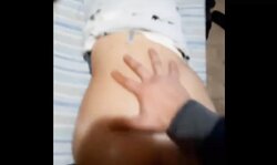 Vacker svensk blondin i amator cowgirl javla