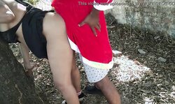 everbest carnal Christmas Santa Claus fuck desi bhabhi In forest:
