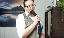 A mature prof experiences the long black marital-device and gets a passionate peak.daddy A strict milf shakes natural boobs,padre a big ace,daddy and fucks a deep vagina.papa Solo role act and home fetish masturbation.