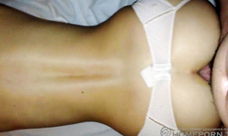 Russian beauty with a heart-shaped ass fucked in doggy style pose