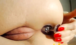 Fuck This Milf Pussy Asshole w ACESQUIRT Toy Until Dripping Wetness