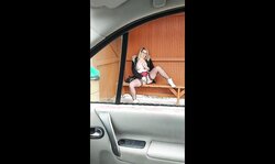 Shocked to have pioneered this video on my husband's phone pap.pap.papa.padre This student jerks off in outdoor!