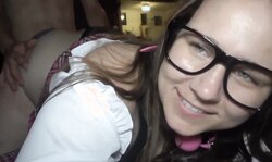 Naughty School Courtesan Gets Slammed & Creamed