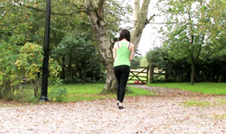 Small-tit chick with dark hair is trying to stretch her hairy snatch