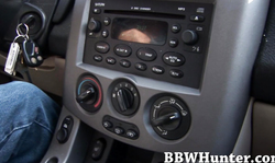 BBW redhead is swallowing a big cock in the close-up