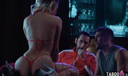 Stripper MILF fucks guy just out of jail