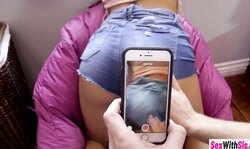 I fucked hard my sexy stucked stepsis