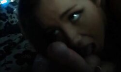 Laura from Kilmarnock sucks and cim in red body suit