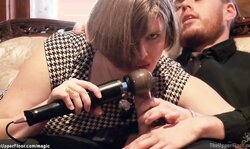 Slaves spank and fuck at bdsm party