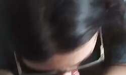 Amateur blows average cock