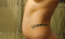 Sexy blonde gf stripping and showing her small tits and body