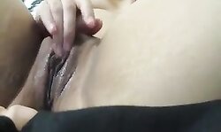 Hot Chick dildoing her dripping wet pussy