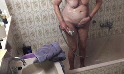 Mature Woman in Bathroom