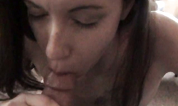 Jolly brunette is pounded in doggy style by a horny dude