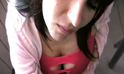 Sloppy blowjob and doggy style sex with innocent ex girlfriend