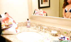 Hard venous cock for a curly-haired beauty Isabella De Santos