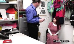 Candy bar stealing milf busted and fucked