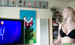 Stacie Jaxxx shows off her awesome topless body in the POV style