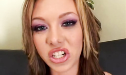 Two horny penetrators are pounding a lusty girl Jeanie Marie Sullivan