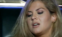 Stunning blonde P.J.Sparxx invited her gf to fuck in the limo