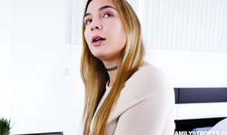 Muscled step-dad Blair Williams is getting sucked in the bathroom