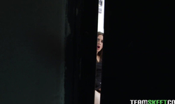 Skillful Mexican milf Esmeralda Duarte is talking dirty on camera