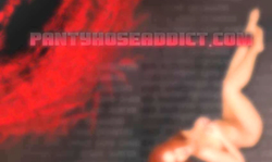 Outstanding pantyhose addict blonde is demonstrating her big boobs